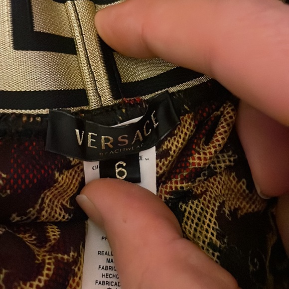 Versace Swim Versace Bathing Suit Red Poshmark